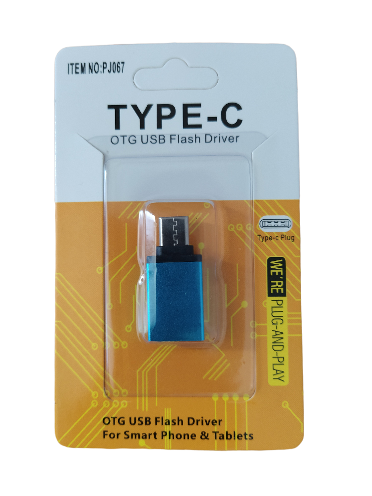 Adaptador USB-C Macho a USB 3.0 Hembra OTG Certificado
