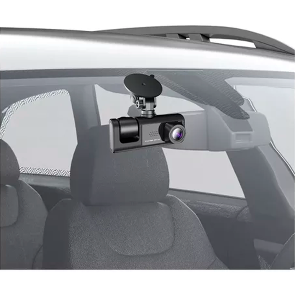 Cámara para Auto 2 en 1 con Visión Frontal e Interna y Visión Nocturna