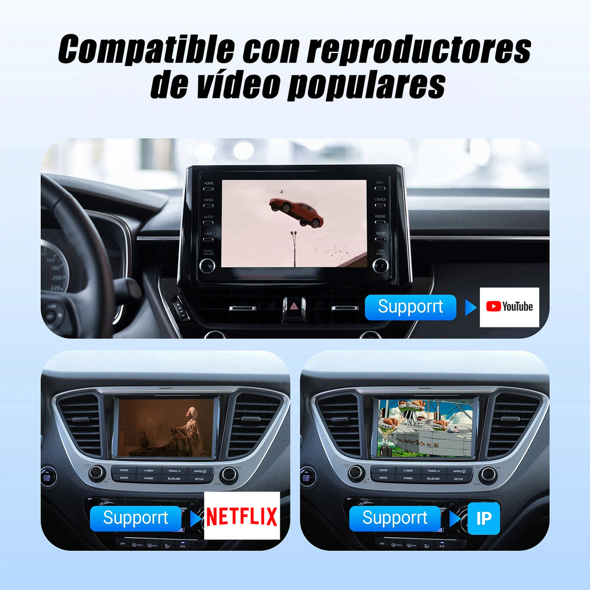 Dispositivo Carplay Android Auto Inalámbrico y Streaming