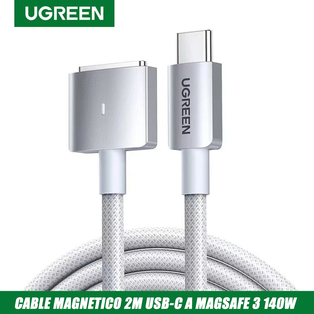 Cable Ugreen Magsafe 3 140W para MacBook Pro y Air de 2m