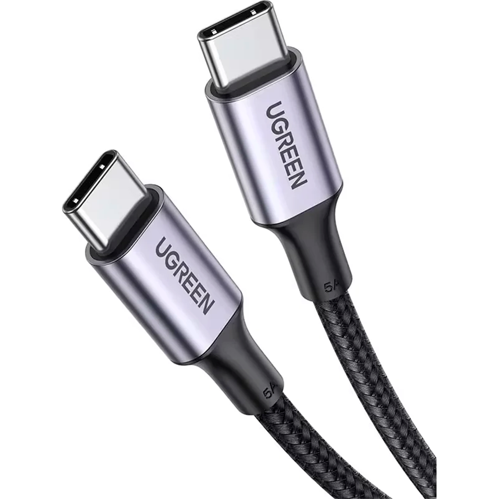 Cable Ugreen USB-C a USB-C 100W 5A Carga para iPhone MacBook iPad de 1m