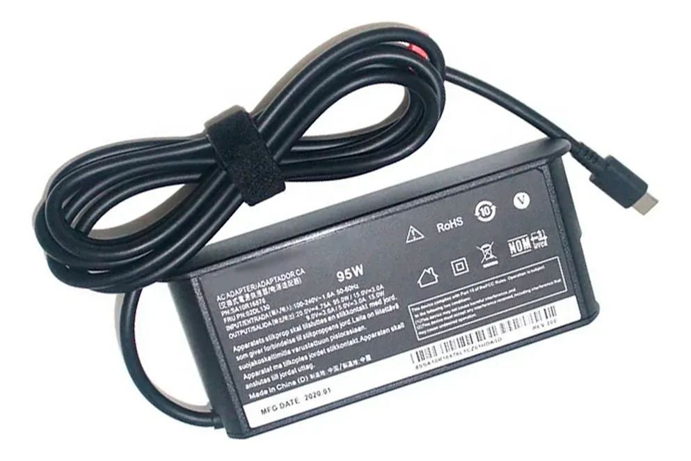 Cargador Notebook para Lenovo tipo USB-C 4.75A 95W