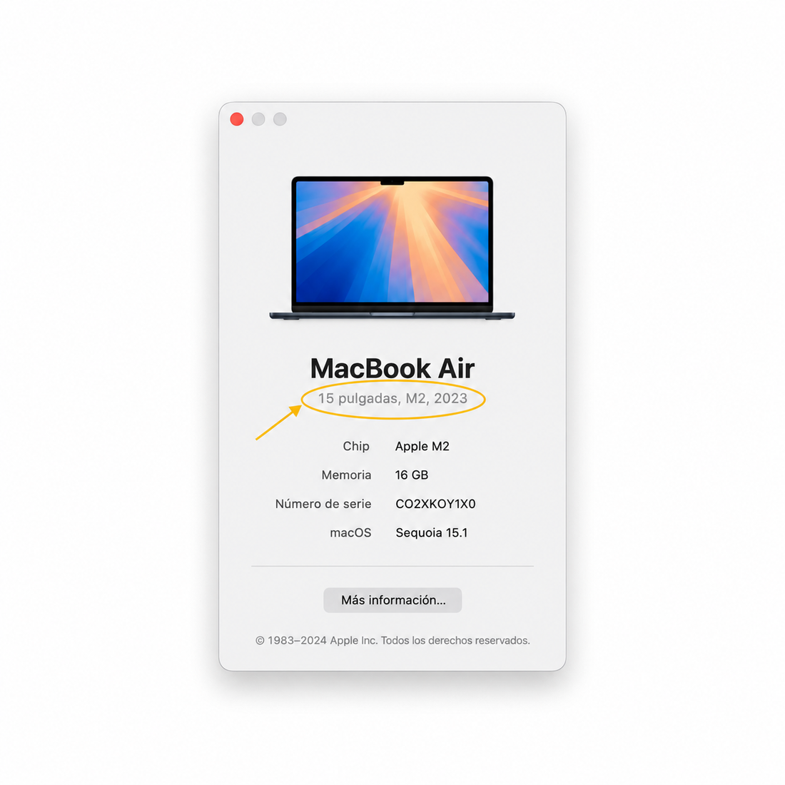 Identifica tu MacBook