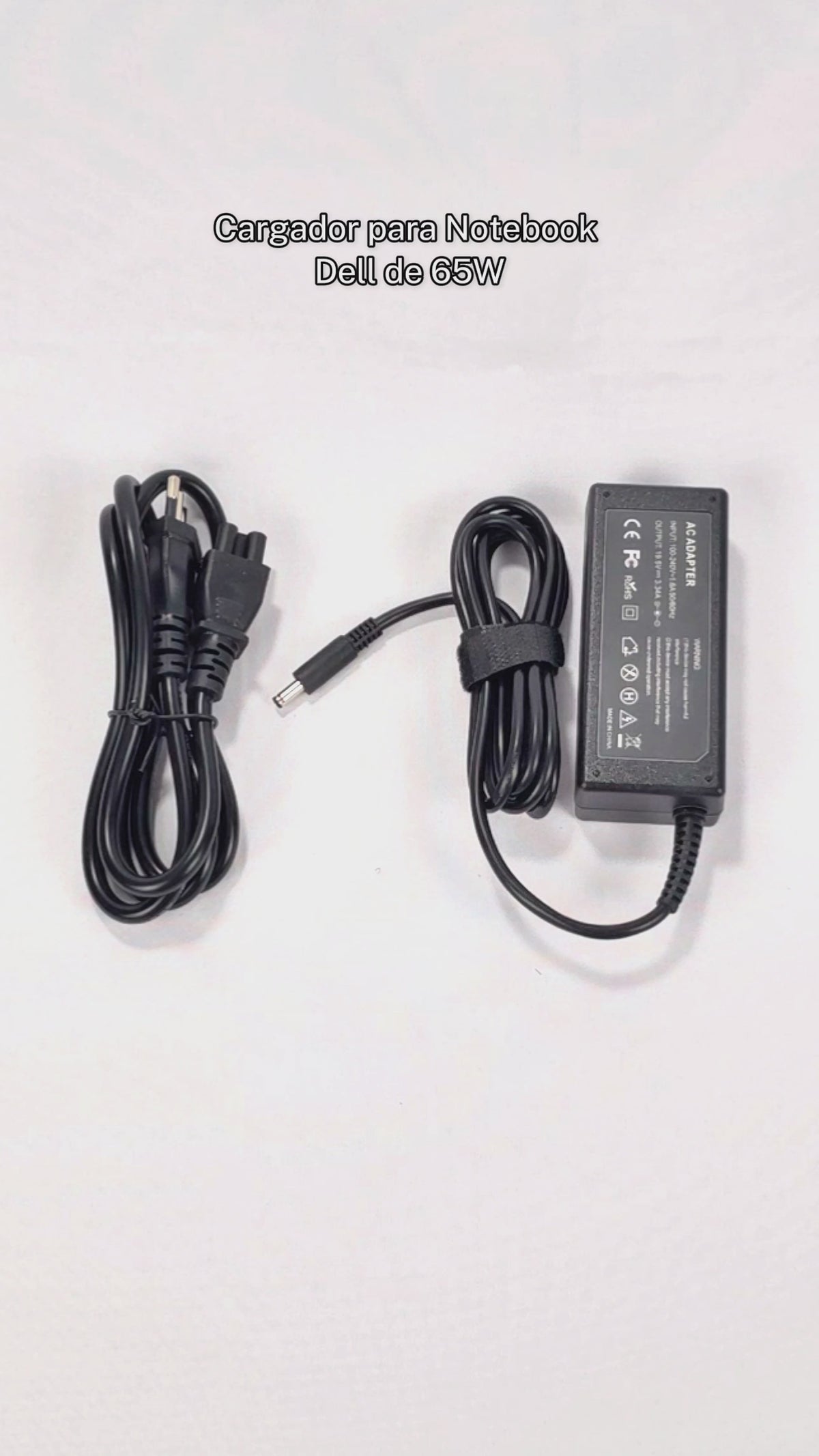 Cargar vídeo: Cargador DELL 65W Punta Fina CAR-DE-65W-PF