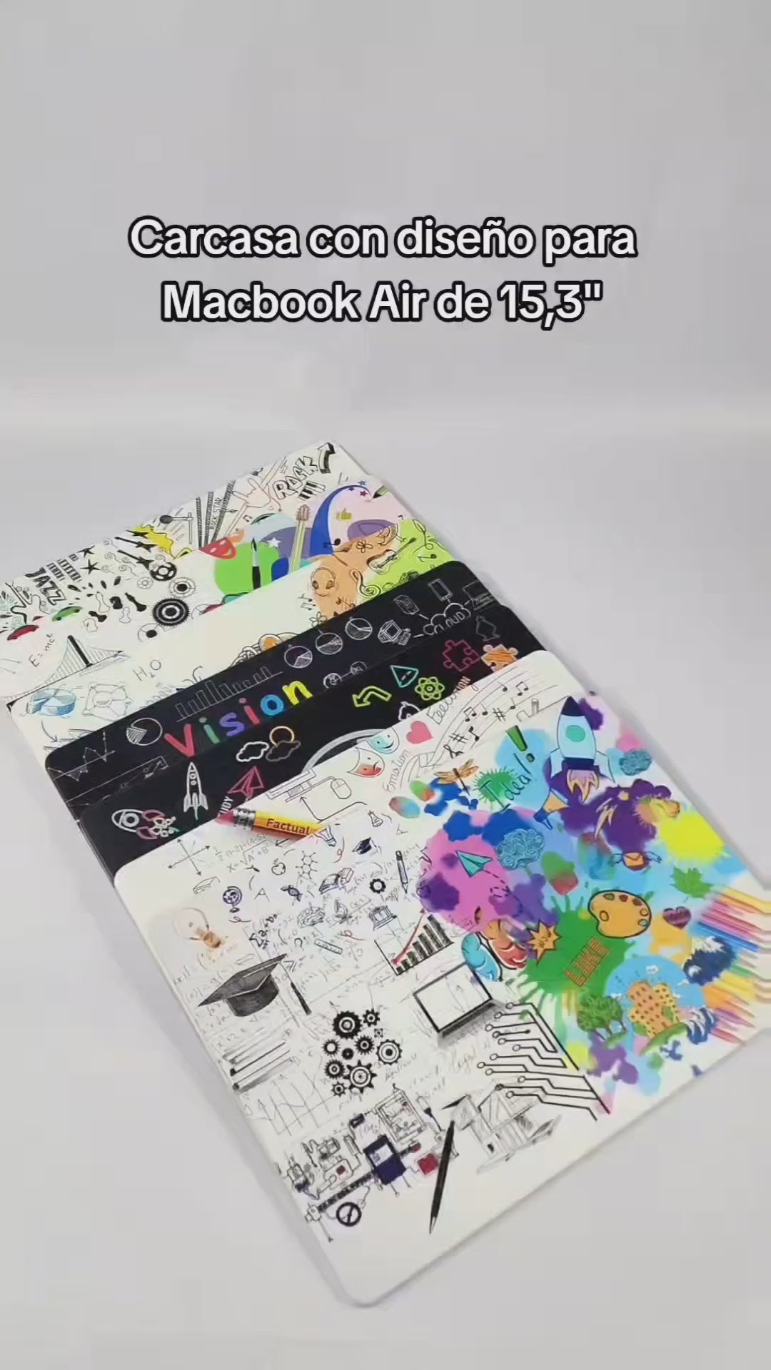 Cargar vídeo: Carcasa Macbook Air Diseño 15.3 A2941 CAR-D-A2941-CY32
